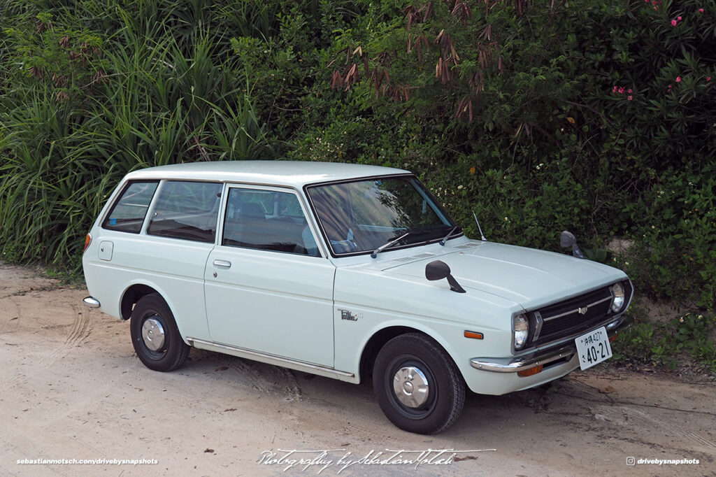 Toyota Publica 1200 Wagon at Yonaha Maehama Beach Drive-by Snapshots by Sebastian Motsch