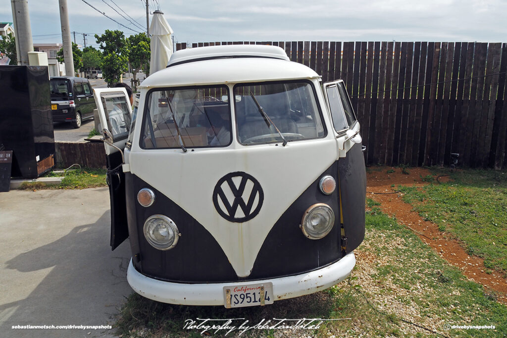 Volkswagen T1 Camper Food Truck at Painagama Beach Miyako-jima by Sebastian Motsch