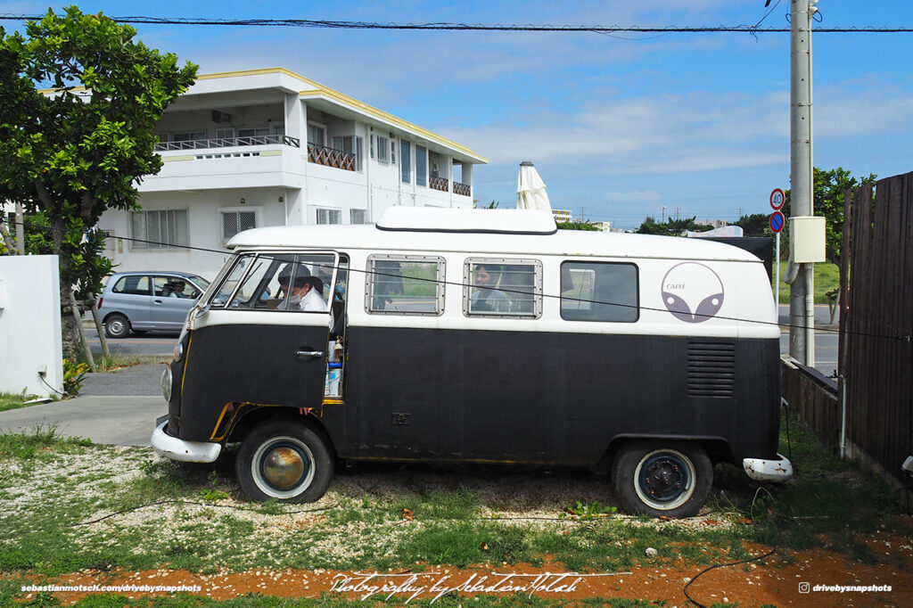 Volkswagen T1 Camper Food Truck at Painagama Beach Miyako-jima by Sebastian Motsch