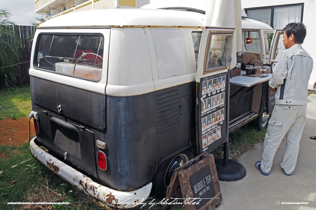 Volkswagen T1 Camper Food Truck at Painagama Beach Miyako-jima by Sebastian Motsch