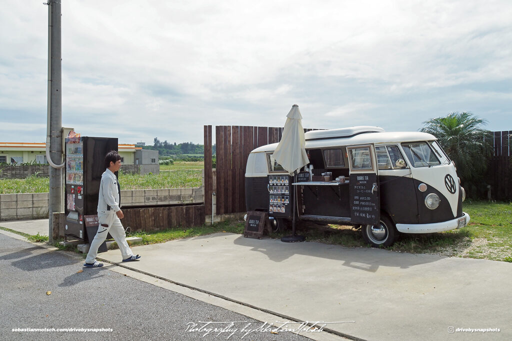 Volkswagen T1 Camper Food Truck at Painagama Beach Miyako-jima by Sebastian Motsch