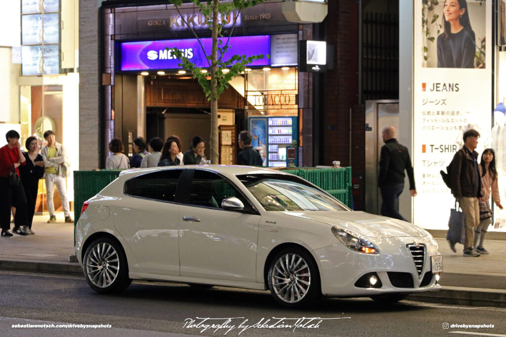 Alfa Romeo Giulietta in Ginza Tokyo Japan Drive-by Snapshots by Sebastian Motsch
