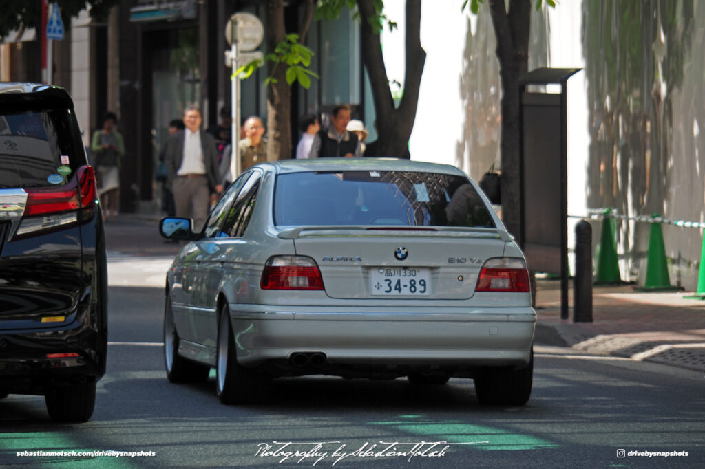 BMW E39 Alpina B10 V8 in Ginza Tokyo Japan Drive-by Snapshots by Sebastian Motsch