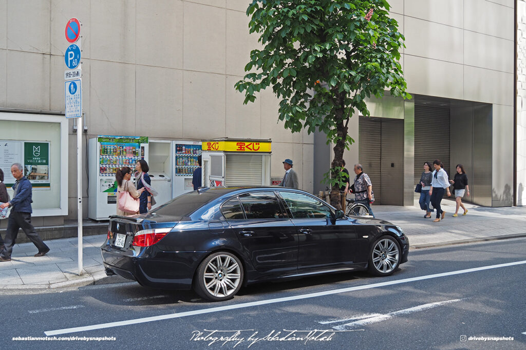BMW E60 550i in Ginza Tokyo Japan Drive-by Snapshots by Sebastian Motsch