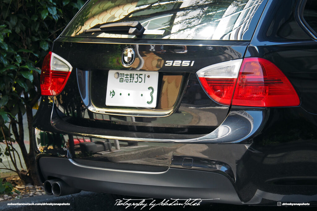 BMW E91 325i in Ginza Tokyo Japan Drive-by Snapshots by Sebastian Motsch