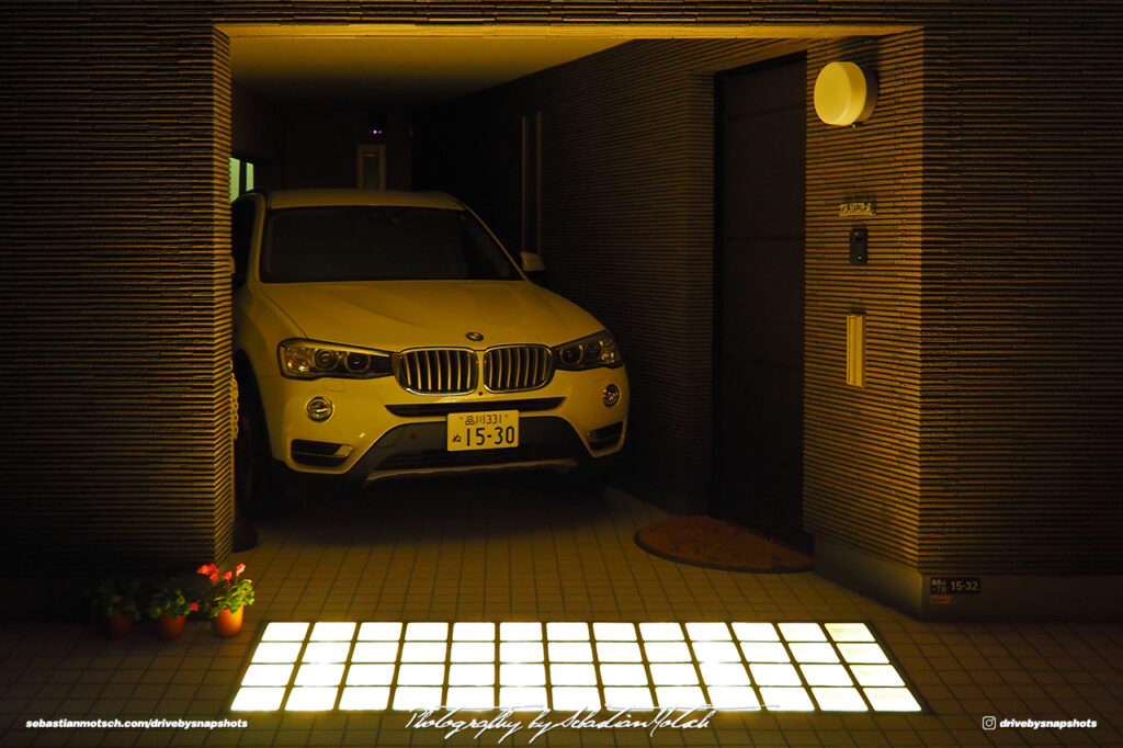 BMW X3 in Shibuya Tokyo Japan Drive-by Snapshots by Sebastian Motsch