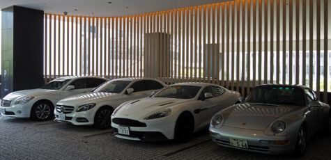 Cars parked at Capitol Hotel Tokyu Drive-by Snapshots by Sebastian Motsch