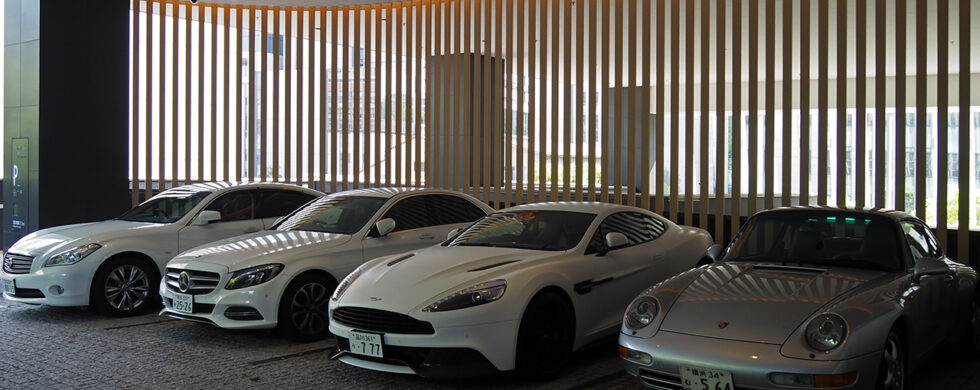 Cars parked at Capitol Hotel Tokyu Drive-by Snapshots by Sebastian Motsch