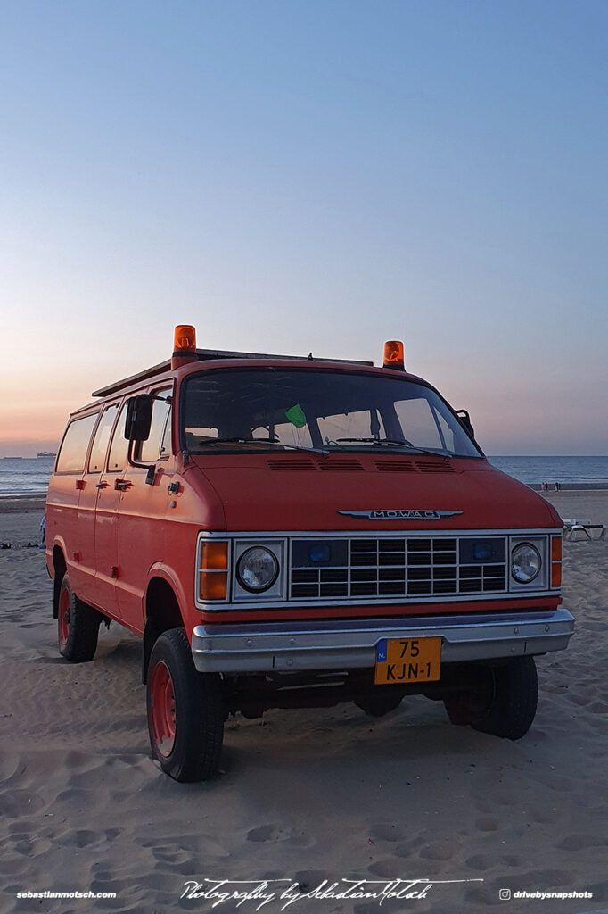 Dodge Van MOWAG 4x4 at the Beach in Scheveningen Drive-by Snapshots by Sebastian Motsch