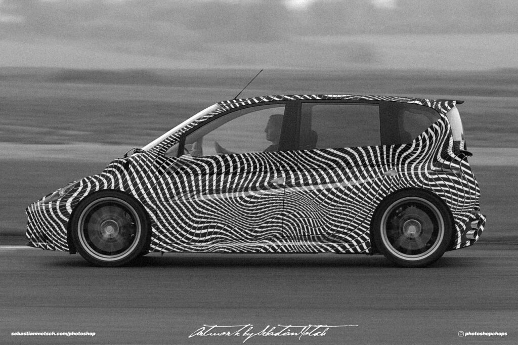 Ferrari California Multipla Development Mule Camouflage Wrap Photoshop Chop by Sebastian Motsch