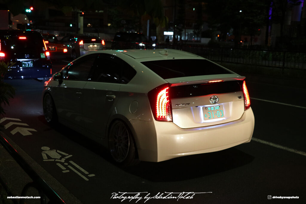 Japan Tokyo Azabu-Bujan Station Toyota Prius by Sebastian Motsch