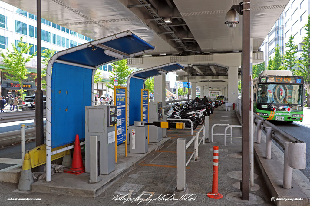 Japan Tokyo Roppongi Hills Motorcycle Parking by Sebastian Motsch