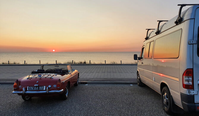 MGB and Mercedes-Benz Sprinter in Zandvoort Drive-by Snapshots by Sebastian Motsch