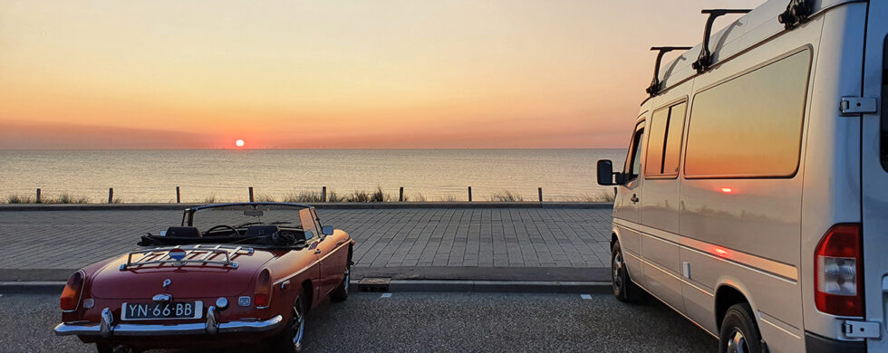 MGB and Mercedes-Benz Sprinter in Zandvoort Drive-by Snapshots by Sebastian Motsch