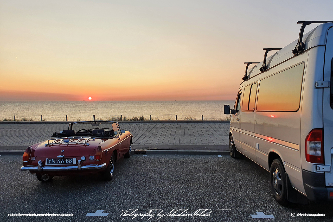 MGB and Mercedes-Benz Sprinter in Zandvoort Drive-by Snapshots by Sebastian Motsch
