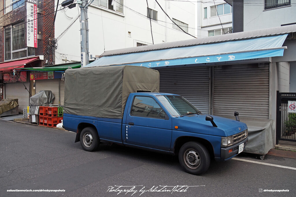 Nissan Pickup near Tsukiji Fish Market Tokyo Japan by Sebastian Motsch