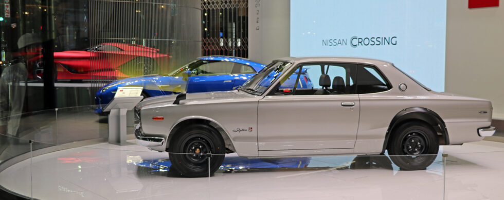 Skyline GT-Rs at Nissan Crossing Showroom in Ginza Tokyo Japan by Sebastian Motsch