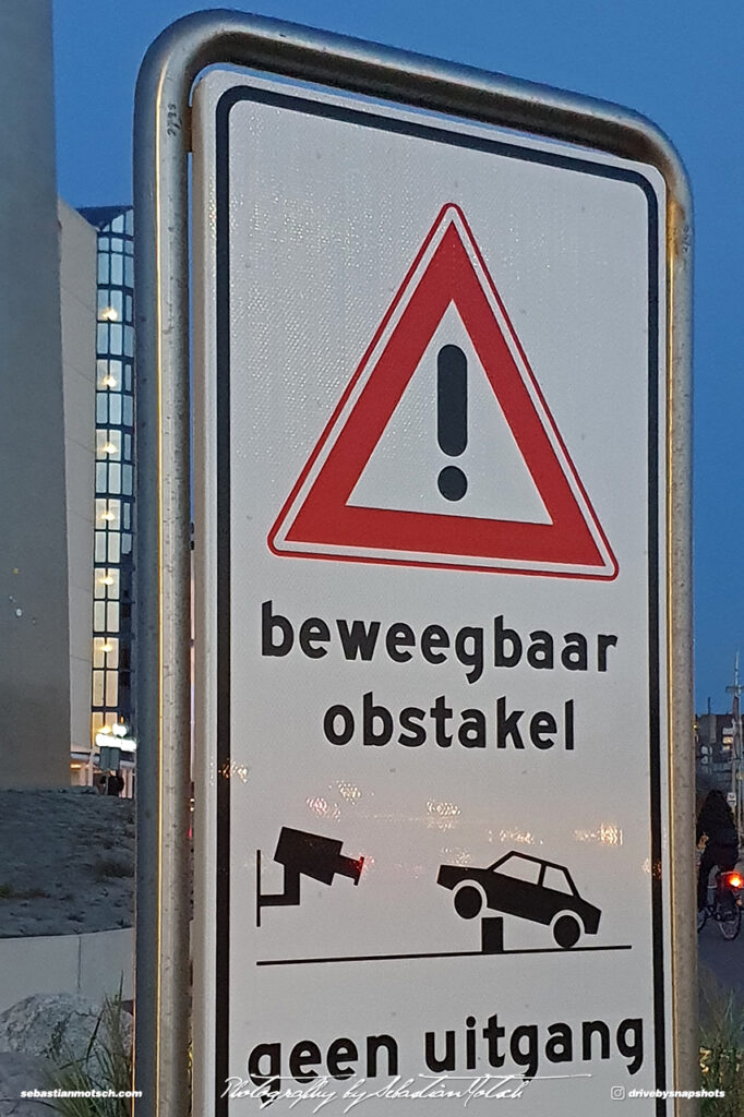 Street Sign in Scheveningen Drive-by Snapshots by Sebastian Motsch