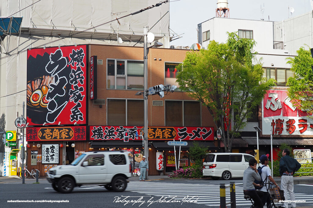 Suzuki Jimny and Toyota Alphard near Tsukiji Fish Market Tokyo Japan by Sebastian Motsch