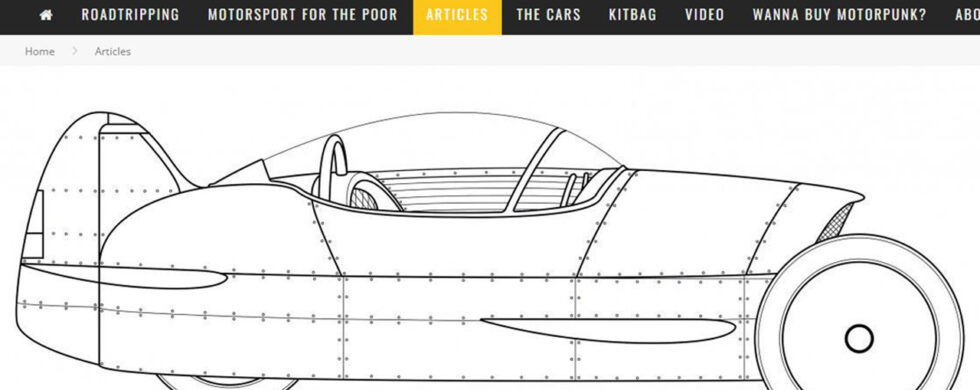MotorPunk Morgan Three Wheeler Spitfire Concept by Sebastian Motsch