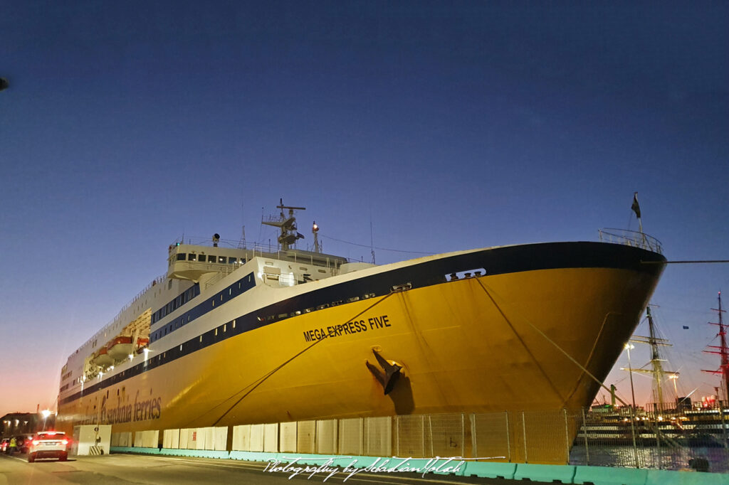 Corsica Ferries Mega Express Five in Livorno Photo by Sebastian Motsch