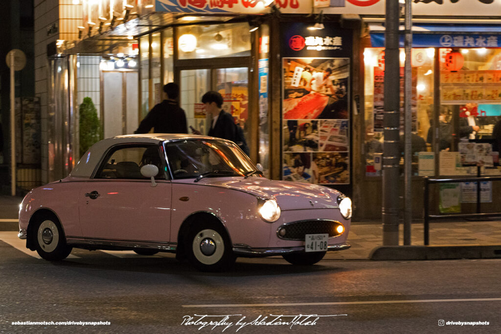 Nissan Figaro in Roppongi Tokyo Japan Drive-by Snapshots by Sebastian Motsch