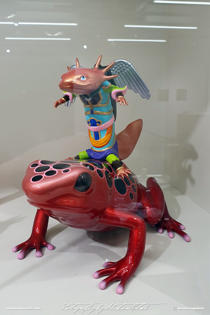 Salamander and Frog at Mori Art Museum Shop by Sebastian Motsch