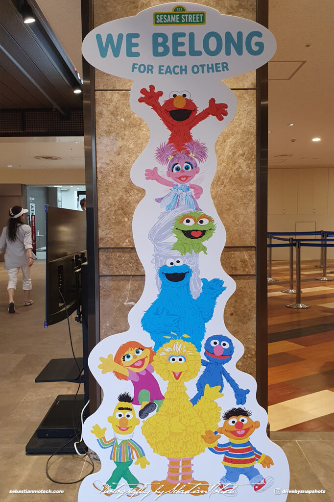 Sesame Street Characters at Tokyo Tower Photo by Sebastian Motsch