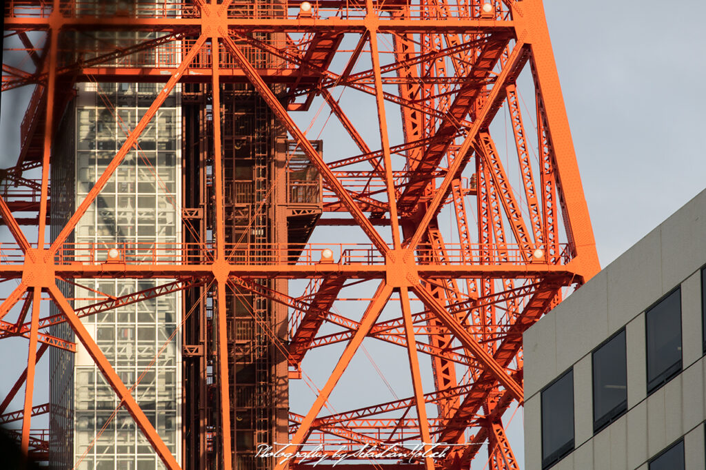 Tokyo Tower Architectural Details Photo by Sebastian Motsch