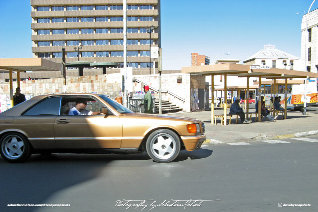 South Africa Bloemfontein Mercedes-Benz C126 500SEC with Borbet A Drive-by Snapshots by Sebastian Motsch