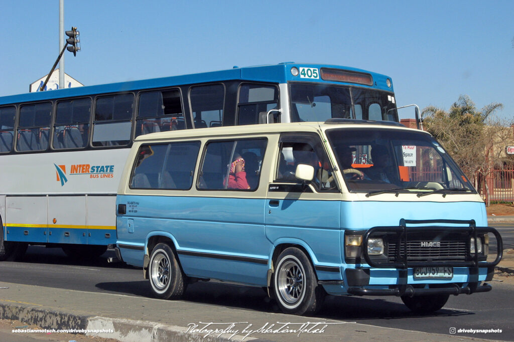 South Africa Bloemfontein Toyota Hiace Taxi Drive-by Snapshots by Sebastian Motsch