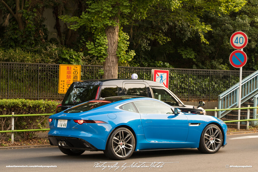 Jaguar F-Type Coupé near Prince Hotel Tokyo Japan Drive-by Snapshots by Sebastian Motsch