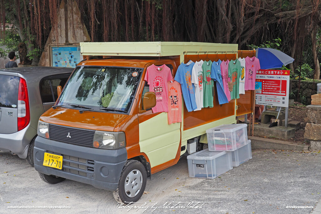 Mitsubishi Minicab Pickup at Sunayama Beach Miyako-jima Japan by Sebastian Motsch