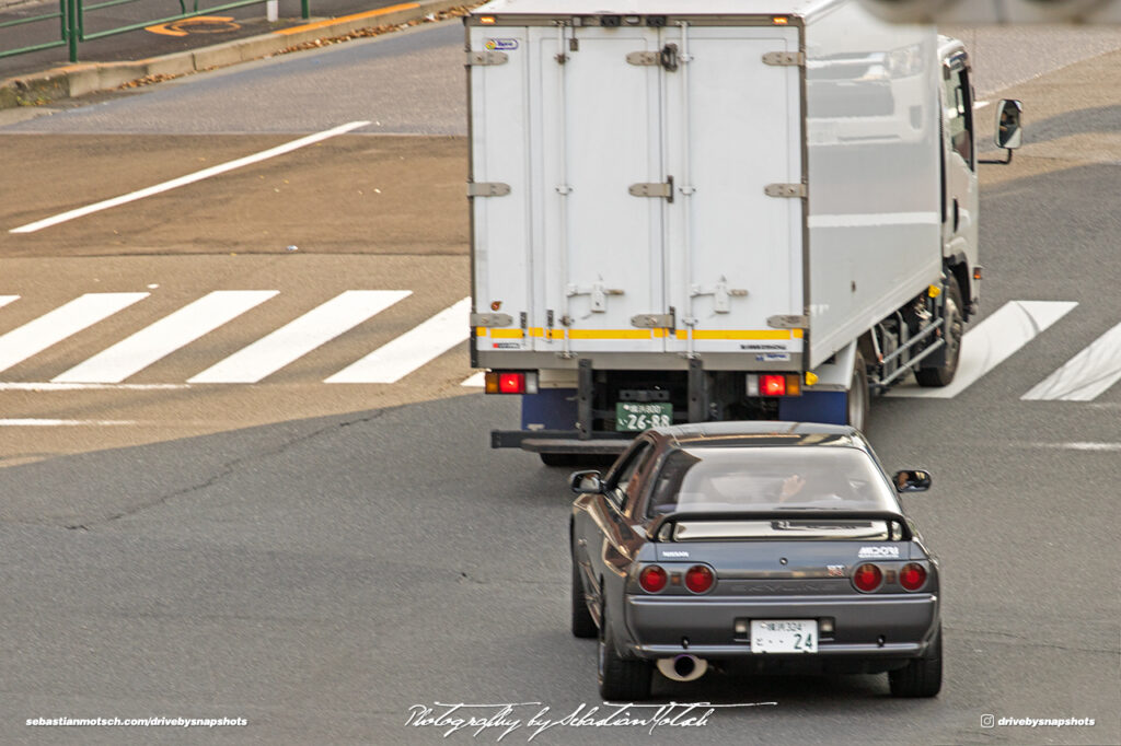 Nissan Skyline GT-R32 at Tokyo Tower Japan Drive-by Snapshots by Sebastian Motsch