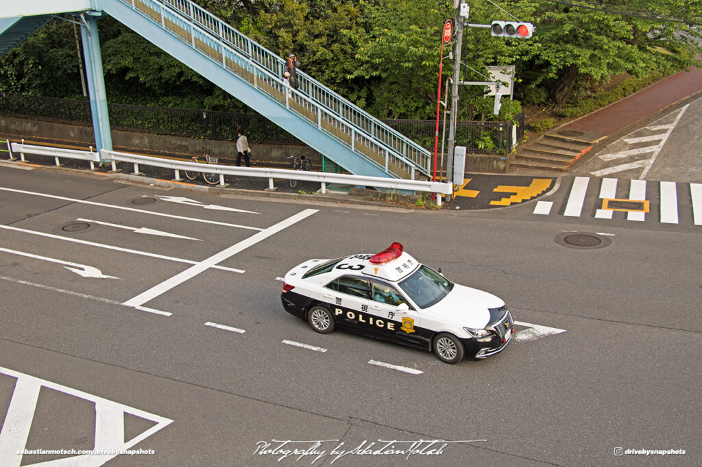 Toyota Crown Police Car near Prince Hotel Tokyo Japan Drive-by Snapshots by Sebastian Motsch