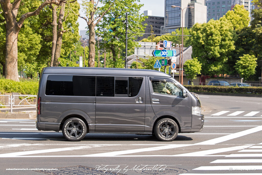 Toyota Hiace H200 in Azabu-Juban Tokyo Japan Drive-by Snapshots by Sebastian Motsch