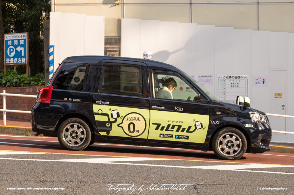 Toyota JPN Taxi at Tokyo Tower Japan Drive-by Snapshots by Sebastian Motsch