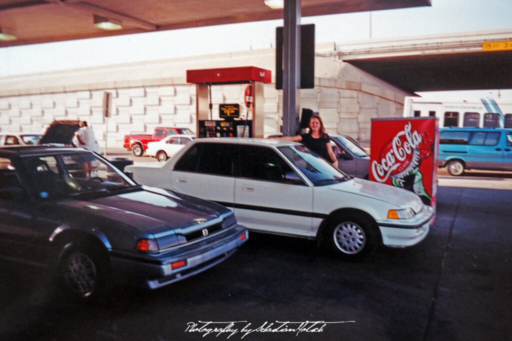 Honda Prelude Si BA2 at Petrol Station in El Paso TX USA Photography by Sebastian Motsch