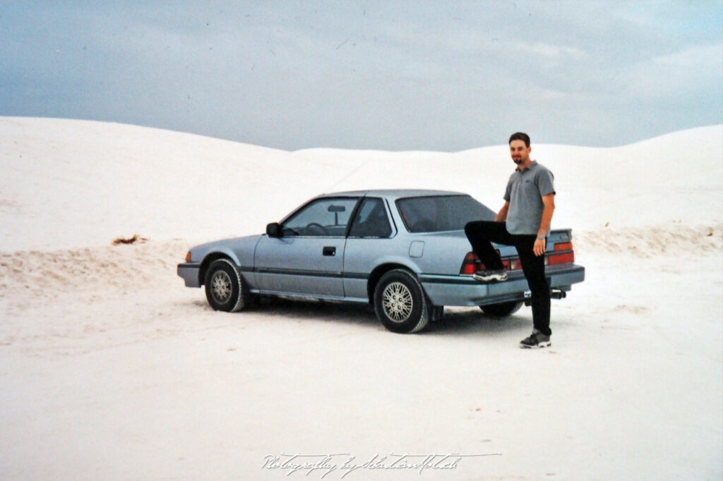 Honda Prelude Si BA2 at White Sands National Park New Mexico USA Photo by Sebastian Motsch