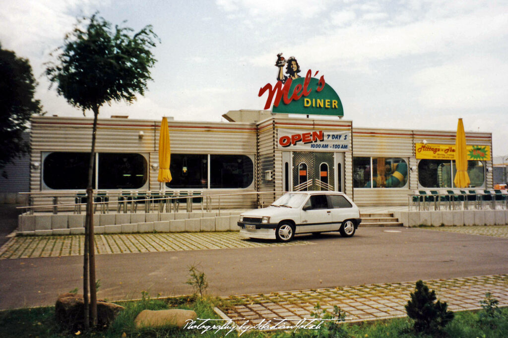 Opel Corsa A Swing at Mels Diner Freiburg Germany Photography by Sebastian Motsch