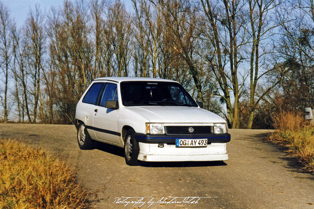 Opel Corsa A Swing at Rhine River Germany Photo by Sebastian Motsch Front