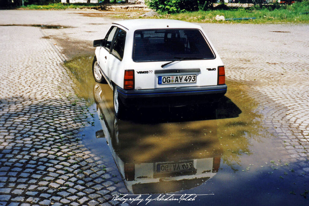Opel Corsa A Swing in Offenburg Germany Photo by Sebastian Motsch Reflection Rear