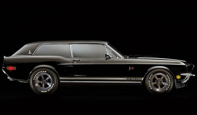 1968 Ford Mustang Shelby EXP500 BlackHornet Shooting Brake by Sebastian Motsch