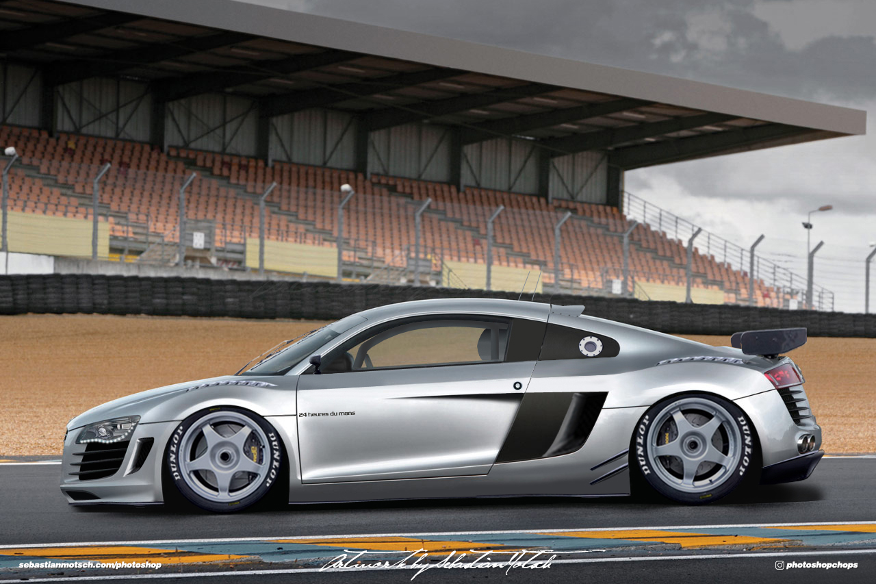 Audi R8 Racecar Photoshop Chop by Sebastian Motsch