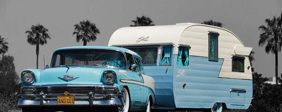 Chevrolet BelAir Nomad with Shasta Trailer by Sebastian Motsch