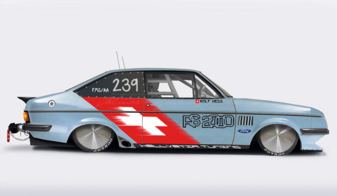 Ford Escort Mk2 RS2000 Bonneville LSR Photoshop Chop by Sebastian Motsch
