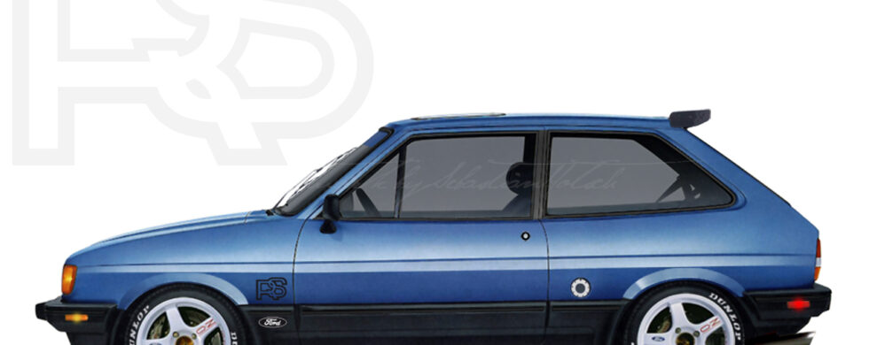 Ford Fiesta Mk1 Ghia RS Photoshop Chop by Sebastian Motsch