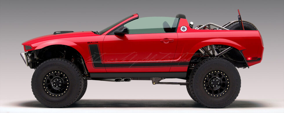 Ford Mustang BAJA Concept Photoshop Chop by Sebastian Motsch