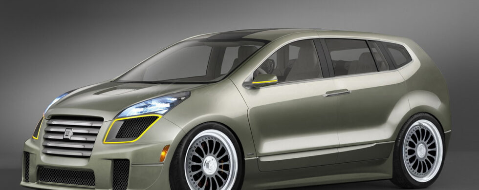 General Motors GM Sequel Concept Photoshop by Sebastian Motsch