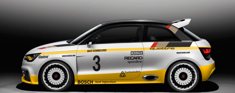 Audi A1 Clubsport Concept Livery Design by Sebastian Motsch